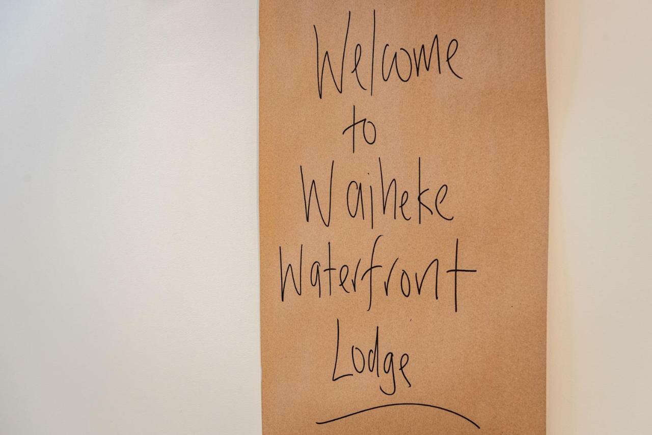 Waiheke Waterfront Lodge Oneroa Exteriör bild